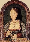 CLEVE, Joos van Portrait of Agniete van den Rijne fdg USA oil painting reproduction